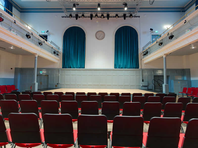 The-queens-Hall-Stalls-Virtual_tour Virtual Tour Controls for Beacon Arts Centre 360 Tour